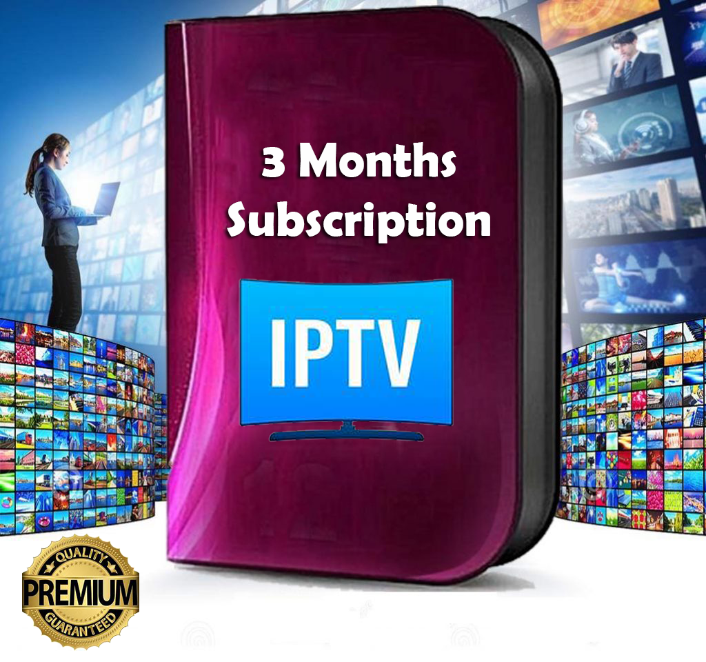 3 MONTHS xtream iptv SUBSCRIPTION